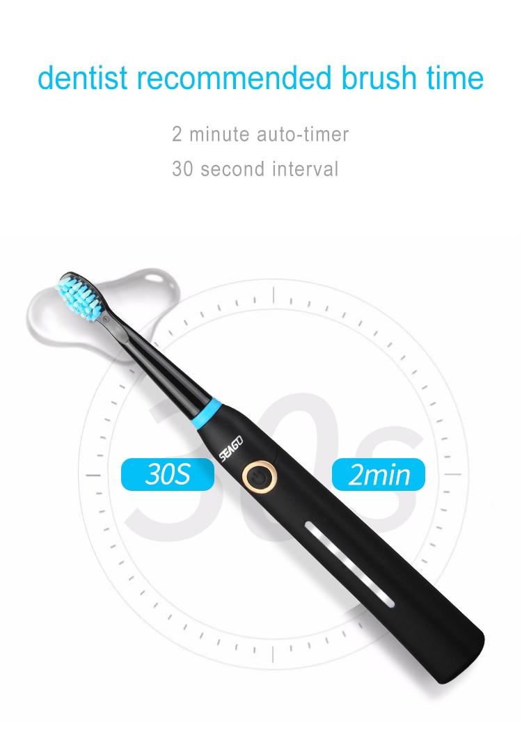 Electric USB Rechargeable Waterproof Toothbrush