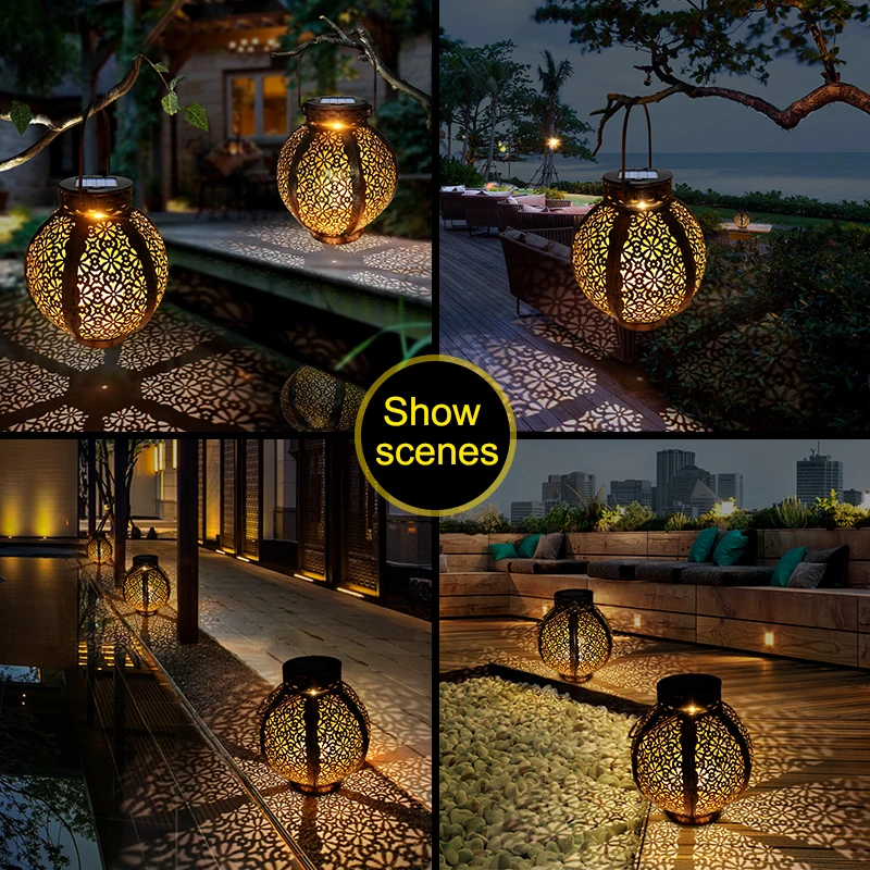 Retro Hanging Solar Light