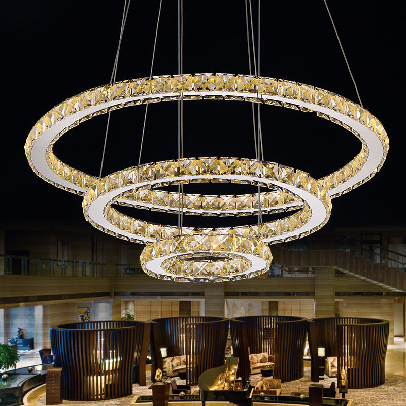 Crystal LED Chandelier for Living Room